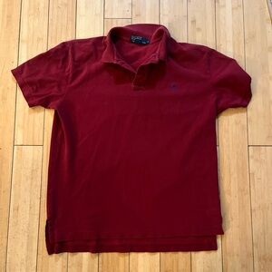 Polo By Ralph Lauren Men’s Large Burgundy Short Sleeve Shirt